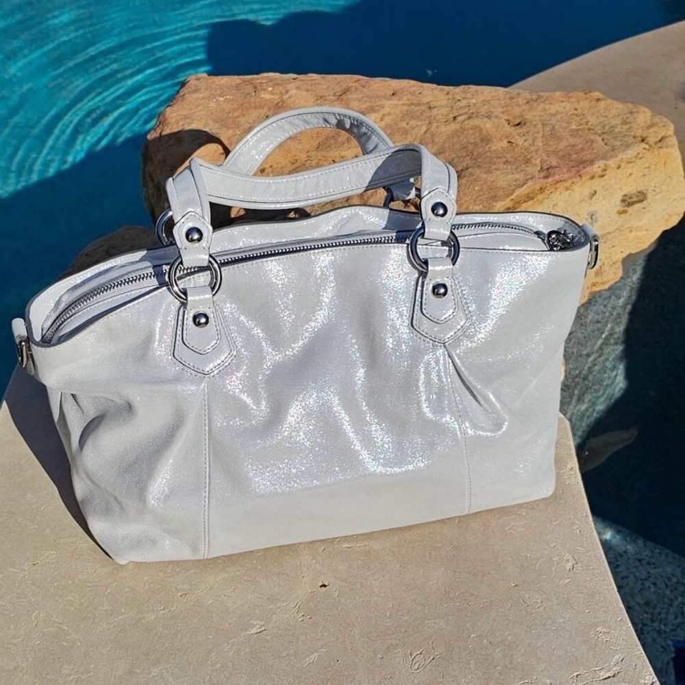 Coach 🌺 Poppy Rocker Satchel - Picture 7 of 12